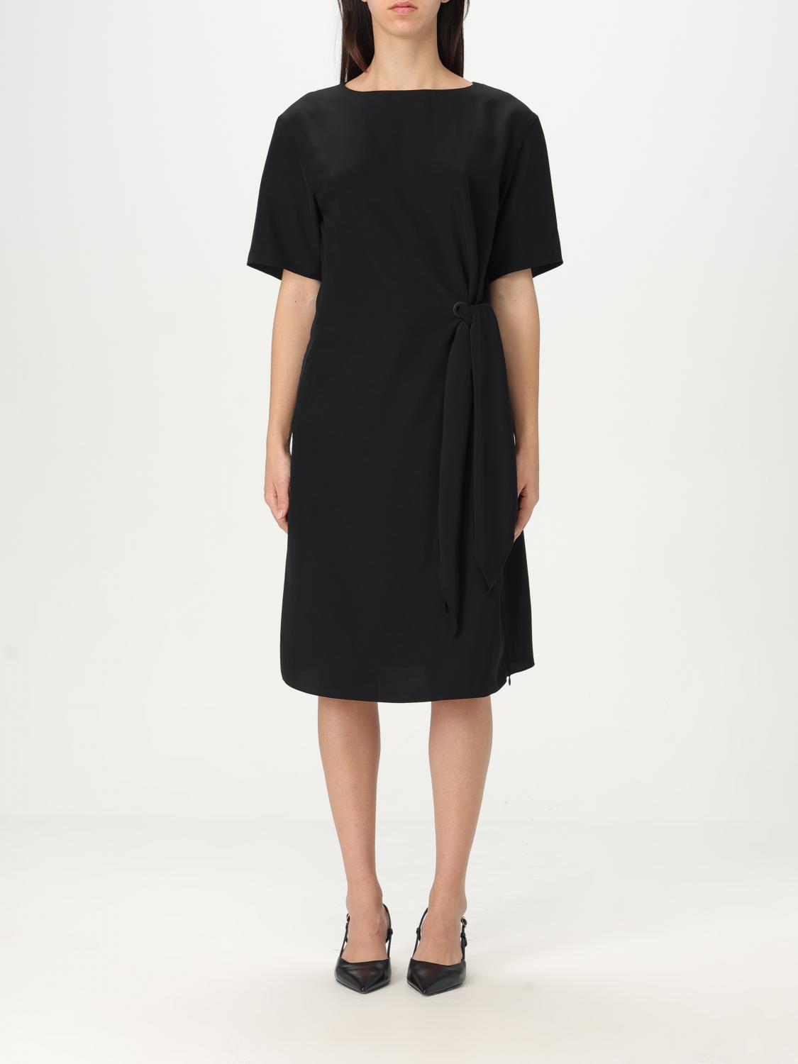 Emporio Armani Dresses Blue In Black
