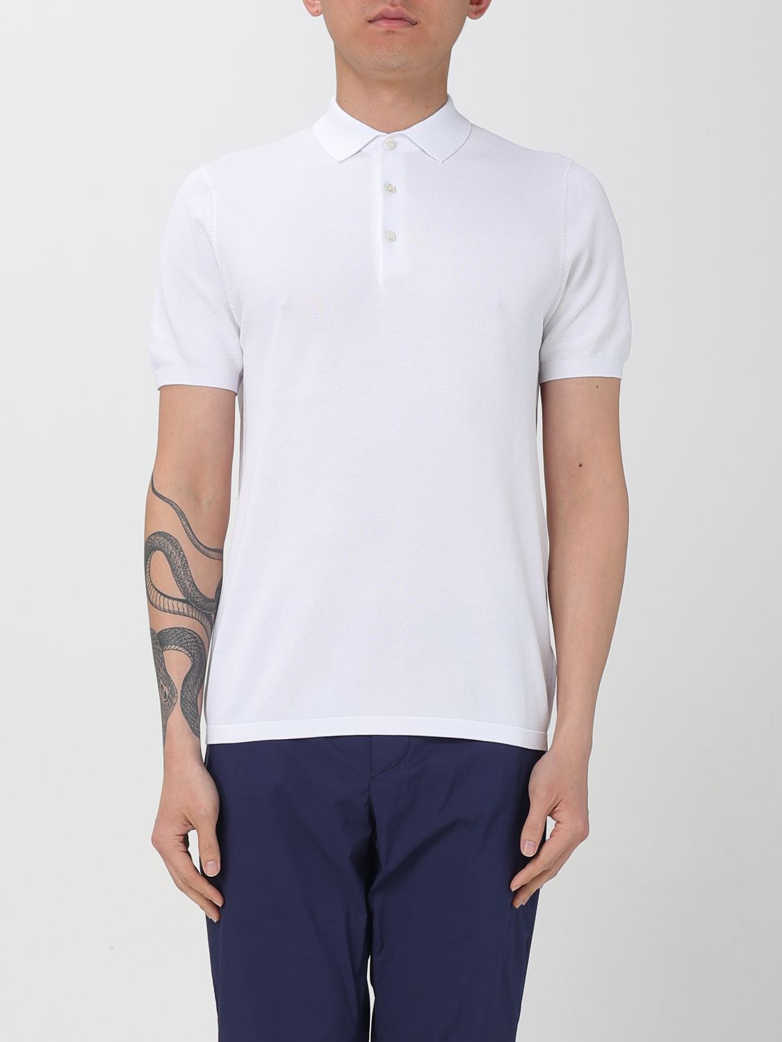 ASPESI POLO SHIRT ASPESI MEN COLOR WHITE G77905001
