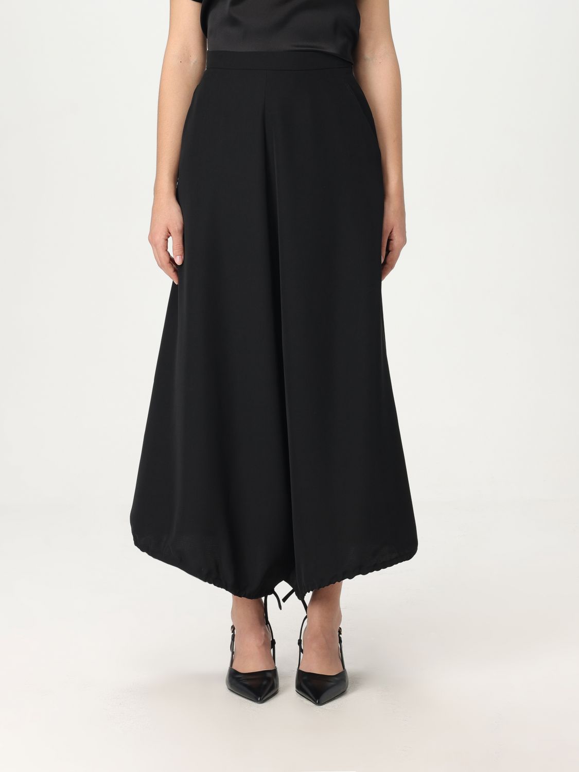 Shop Emporio Armani Pants Woman Color Black