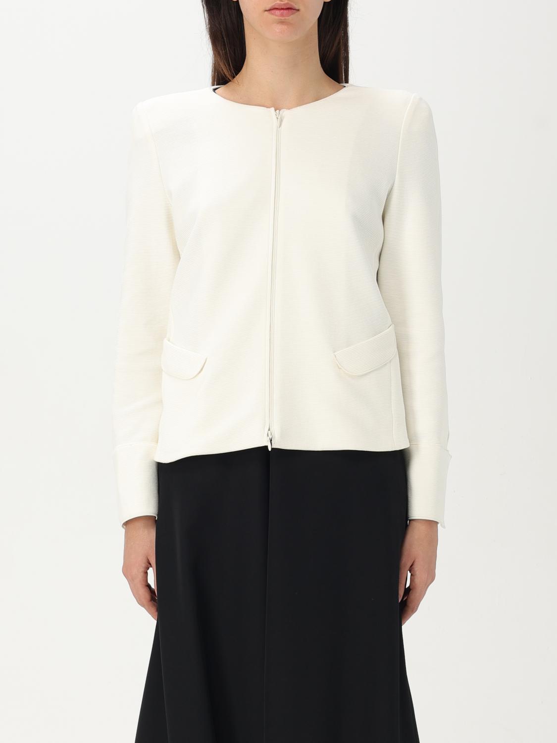 EMPORIO ARMANI JACKET EMPORIO ARMANI WOMAN COLOR WHITE G77909001