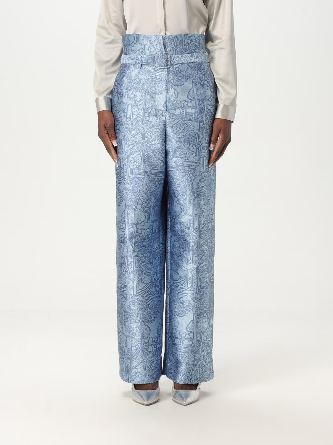EMPORIO ARMANI PANTS EMPORIO ARMANI WOMAN COLOR BLUE G77921009