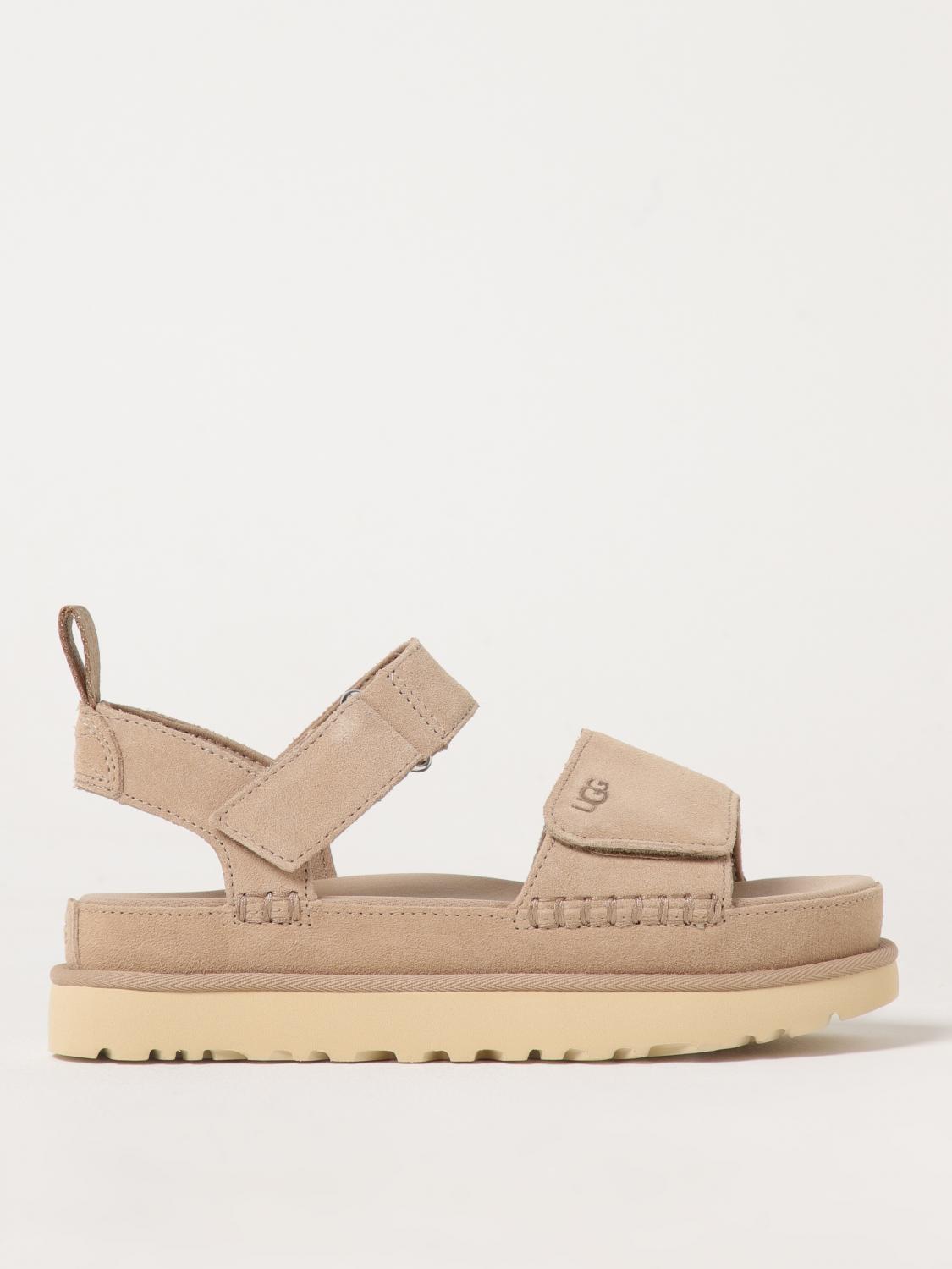 UGG FLAT SANDALS UGG WOMAN COLOR SAND G77933054