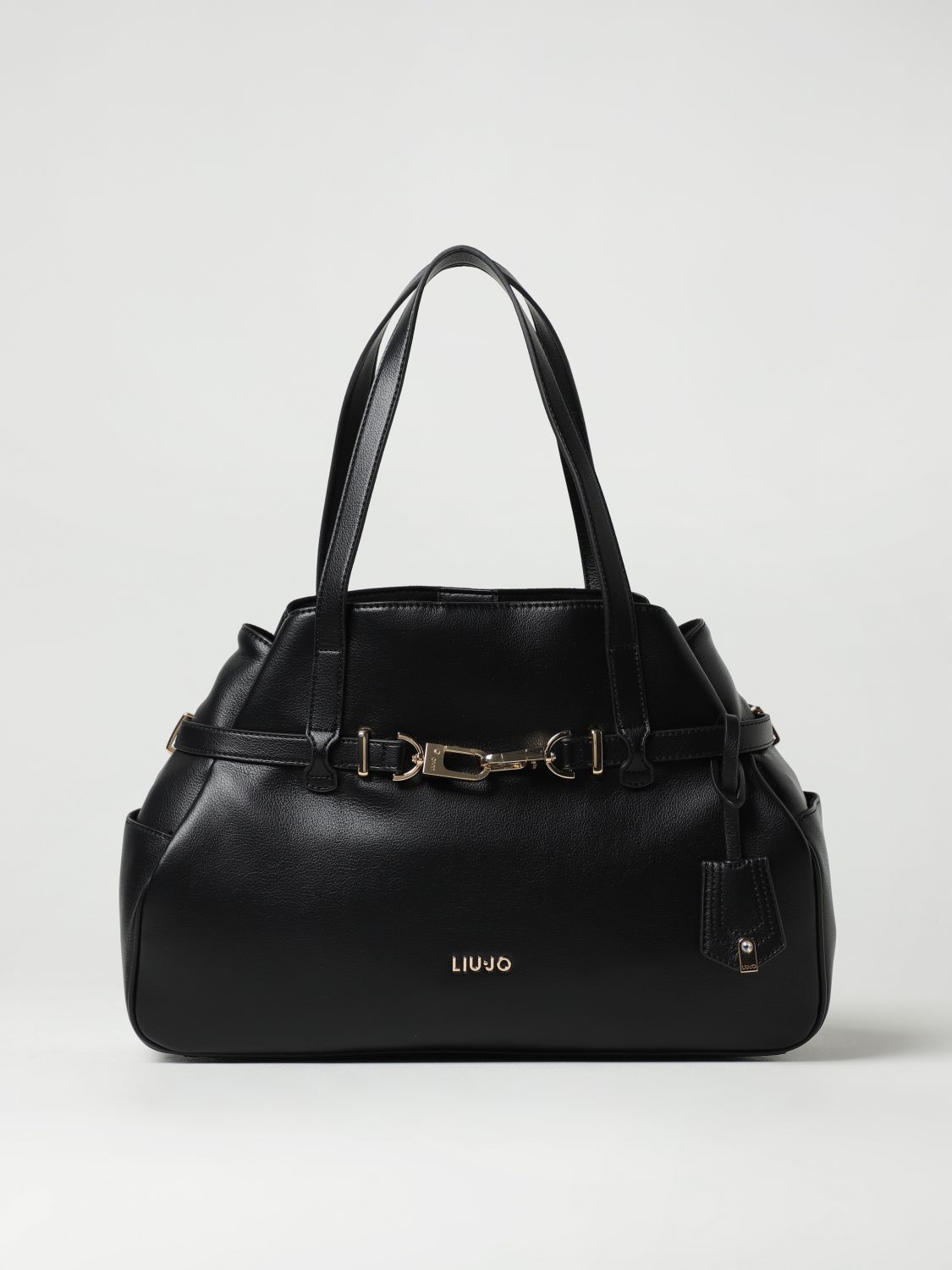 Liu •jo Structured Shape Shoulder Bag With Double Handles In Black