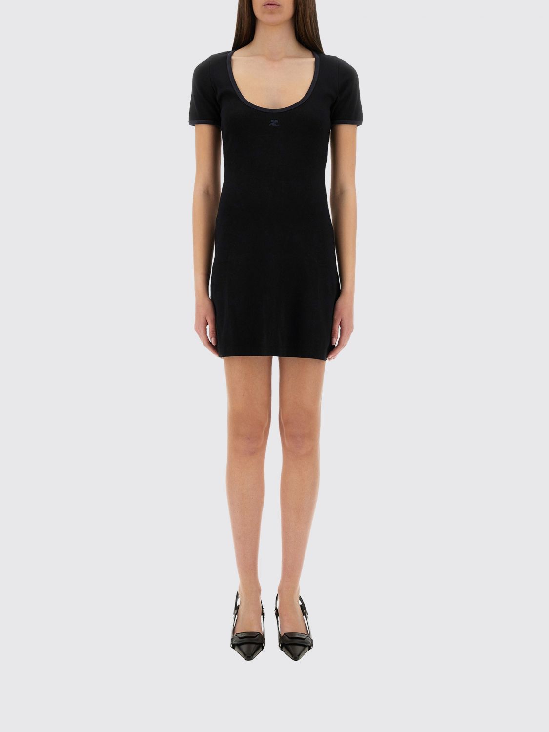 Courrèges Dress  Woman Color Black 1