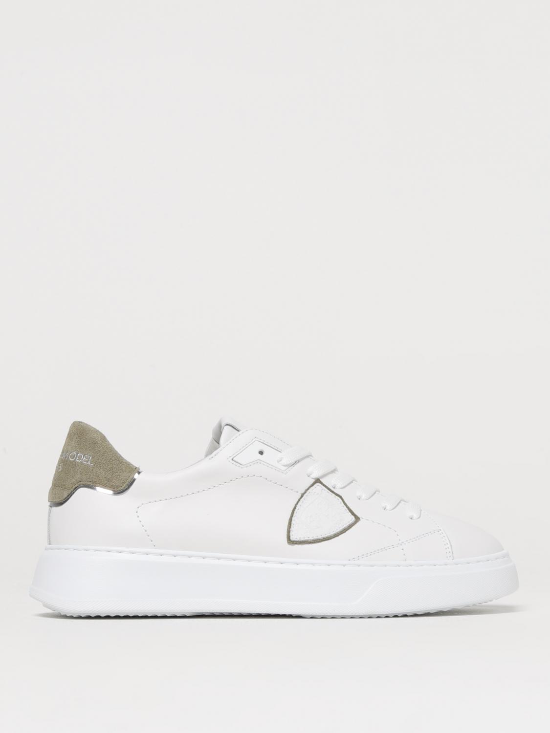 Philippe Model White Temple Sneakers In White