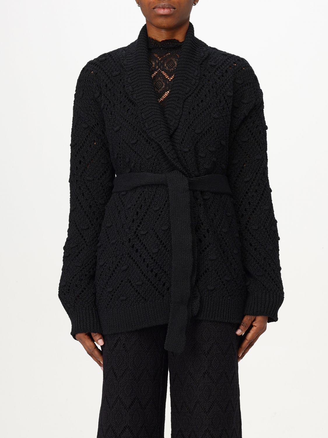 Twinset Cardigan In Black