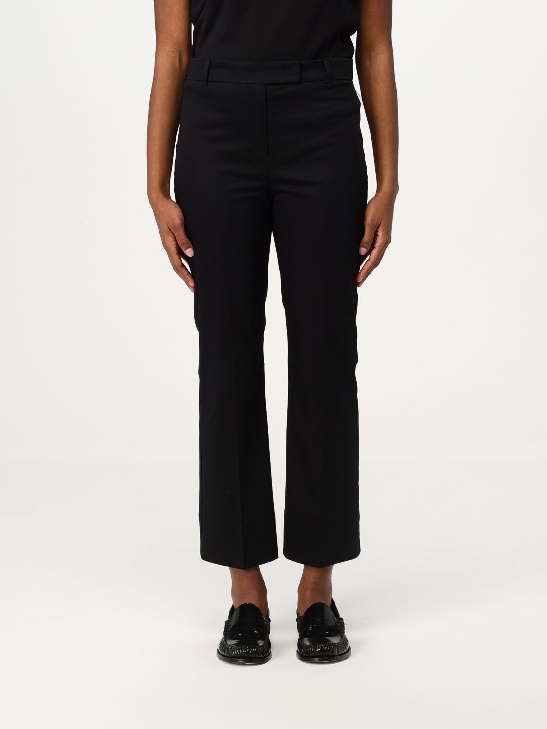 S Max Mara Black Hoyo Trousers In Black
