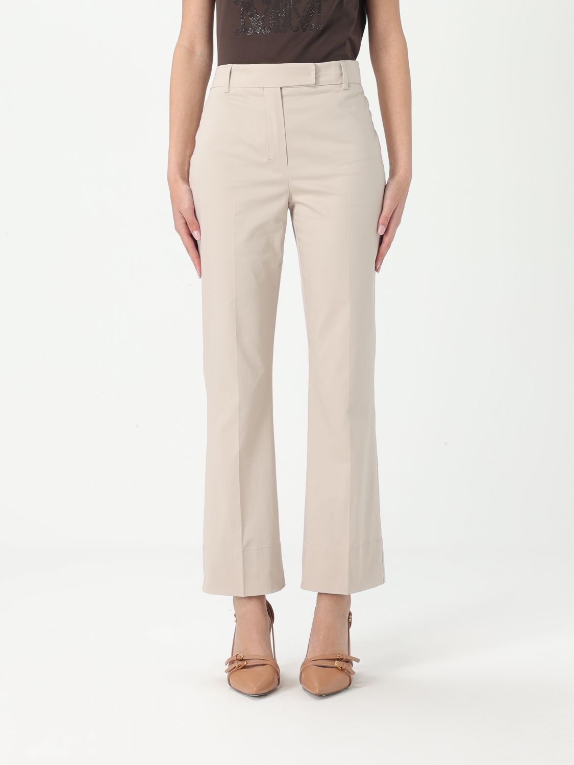 Shop 's Max Mara Pants Woman Color Grey