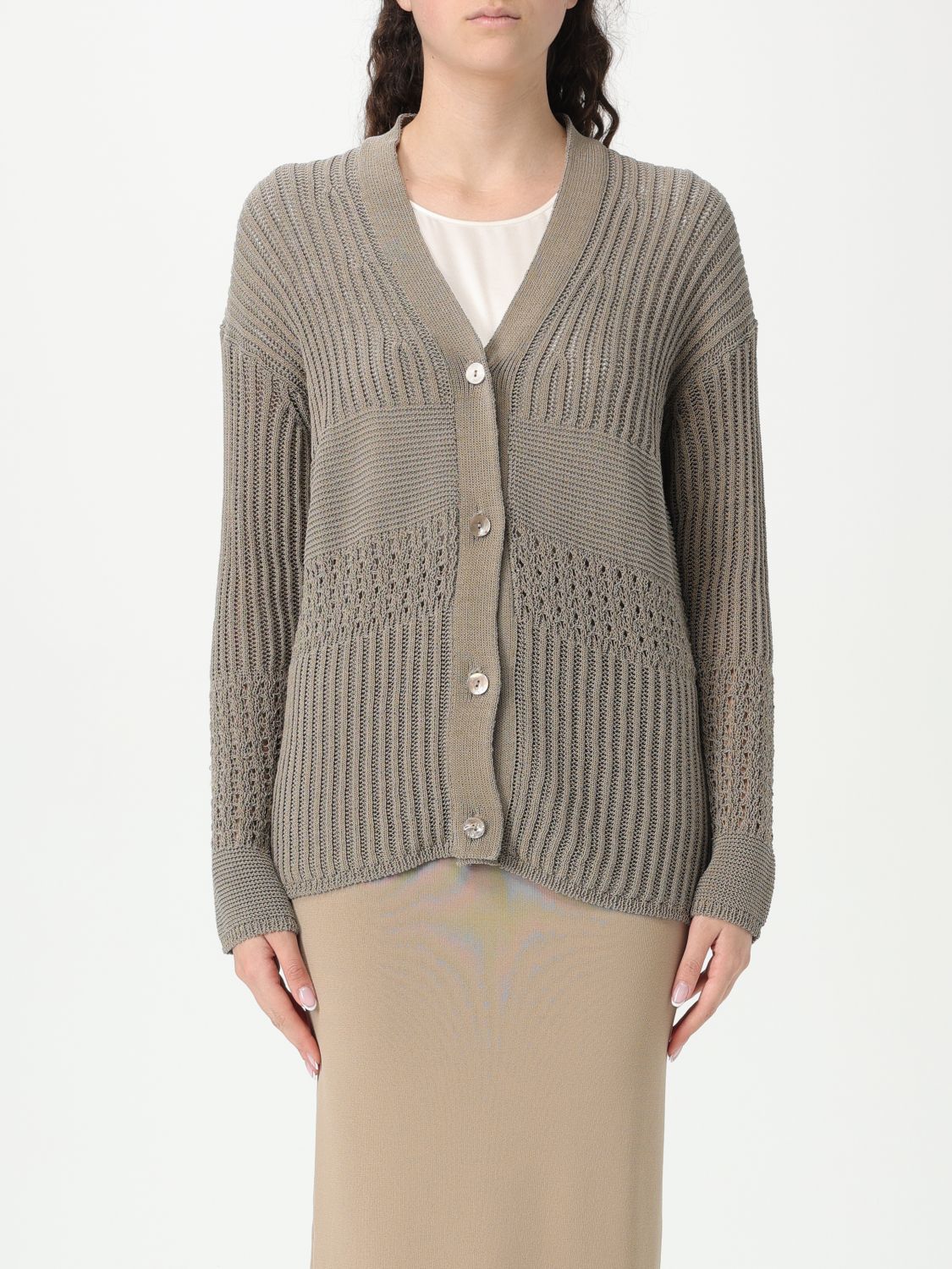Max Mara Cardigan Woman Rope In Rope