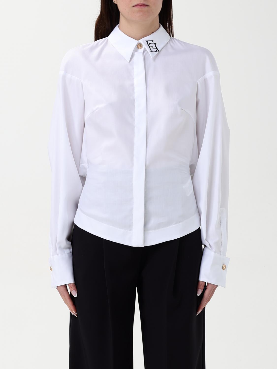 Elisabetta Franchi Shirt  Woman Color White In White
