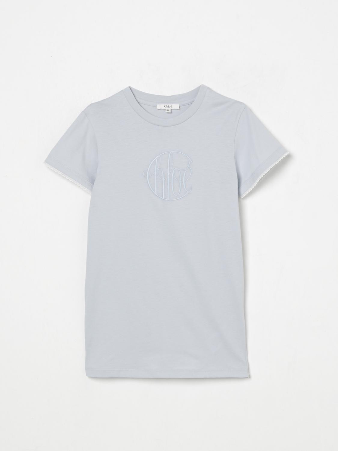 Chloé T-shirt Kids Color Blue In Blue