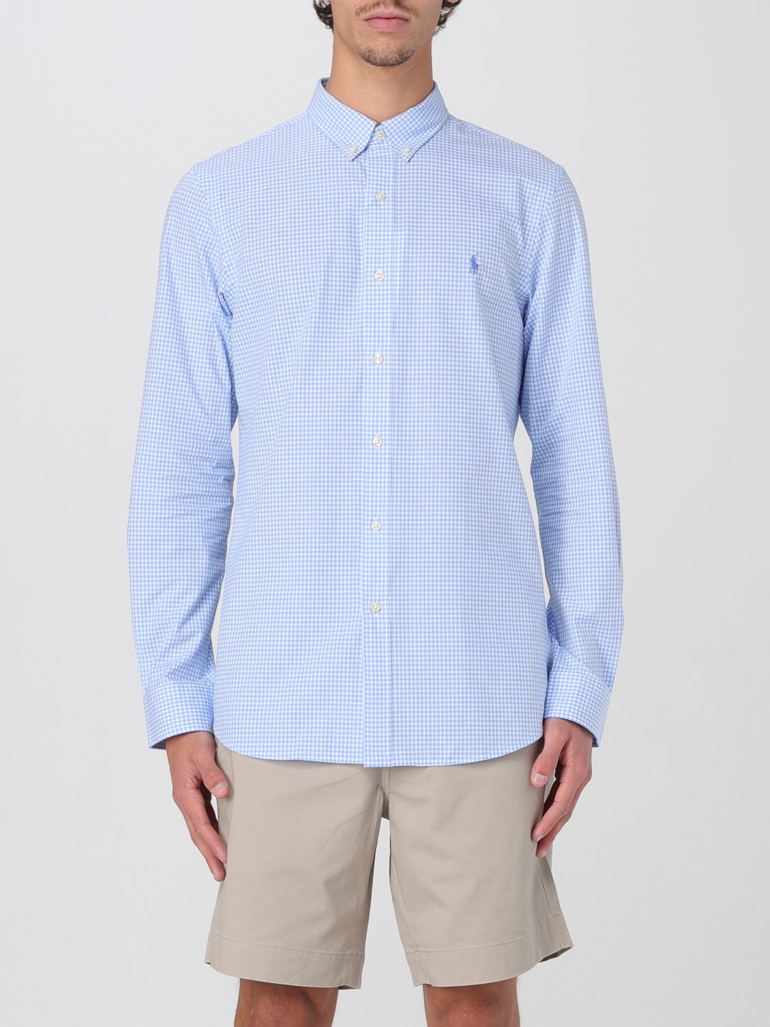 Polo Ralph Lauren Shirt Men Color Blue In Blue