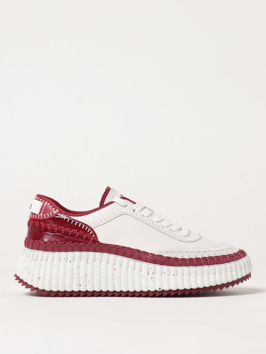 Shop Chloé Sneakers Woman Color Red