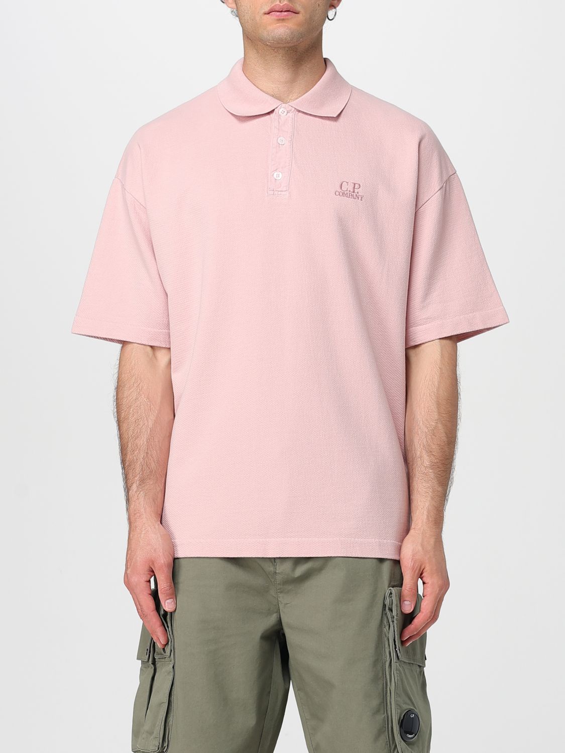 C.p. Company Multi Pattern-jacquard Polo Shirt