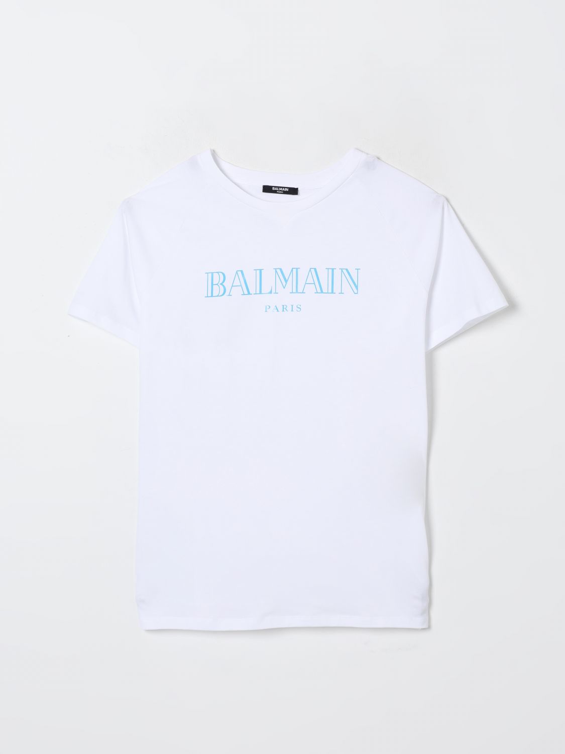 Balmain T-shirt Kids Color White In White