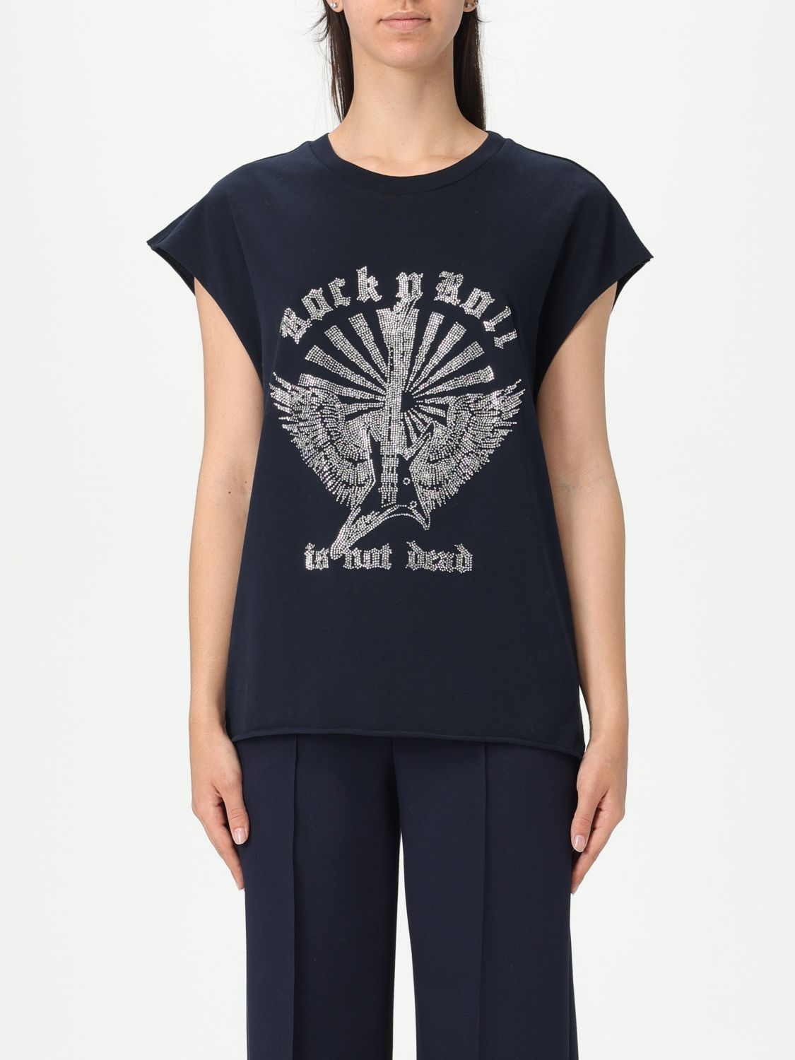 Zadig & Voltaire T-shirt  Woman Color Blue