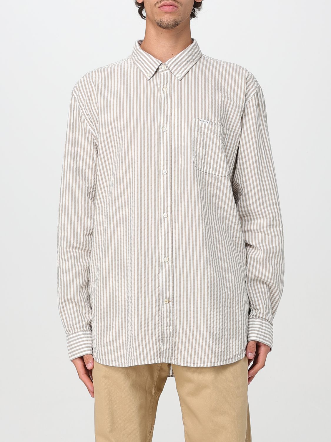 Barbour Shirt  Men Color Grey