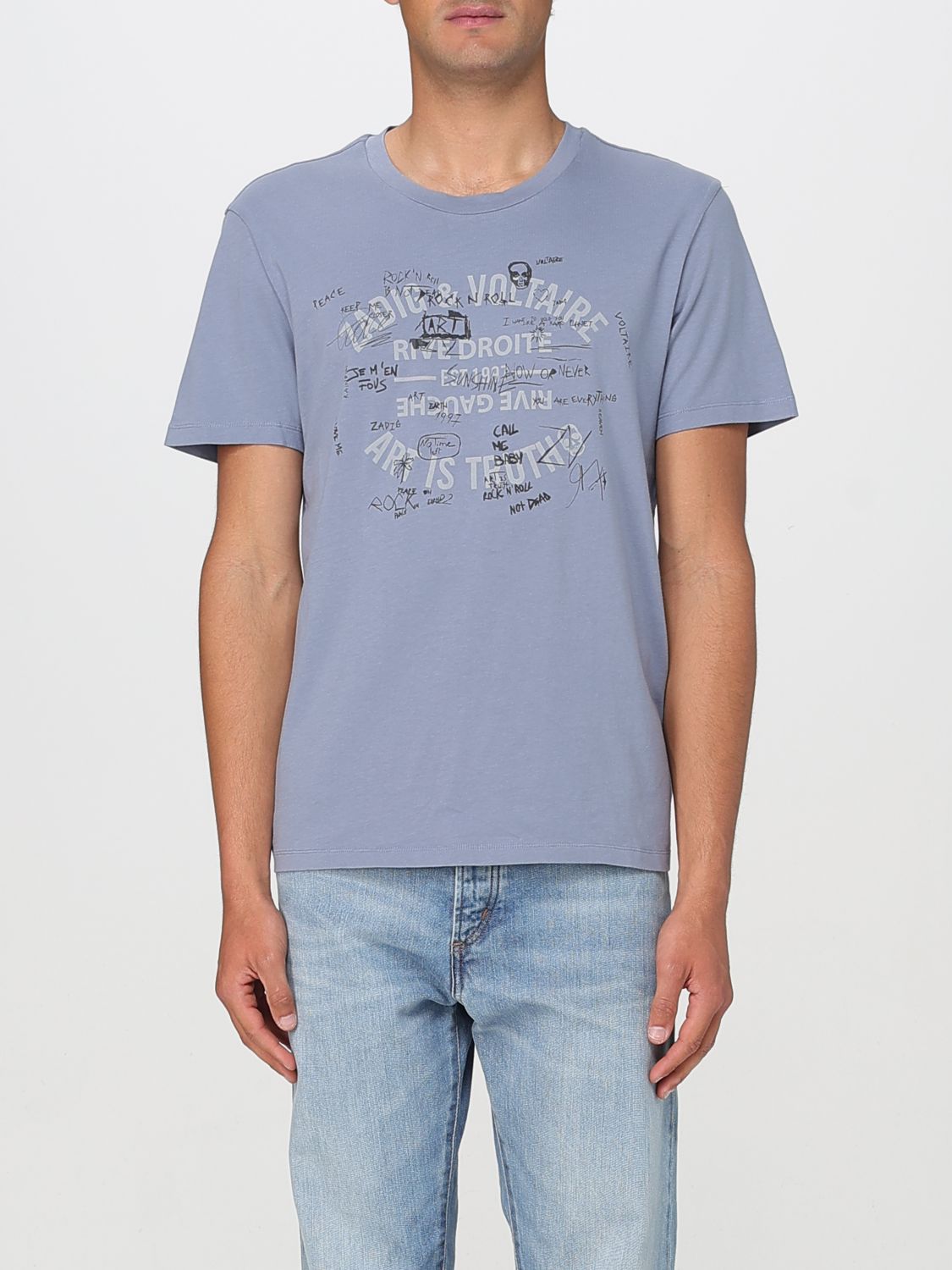 Zadig & Voltaire T-shirt  Men Color Blue