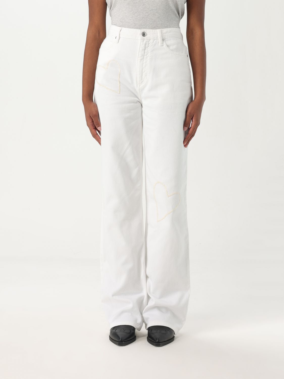 ZADIG & VOLTAIRE JEANS ZADIG & VOLTAIRE WOMAN COLOR WHITE G78368001