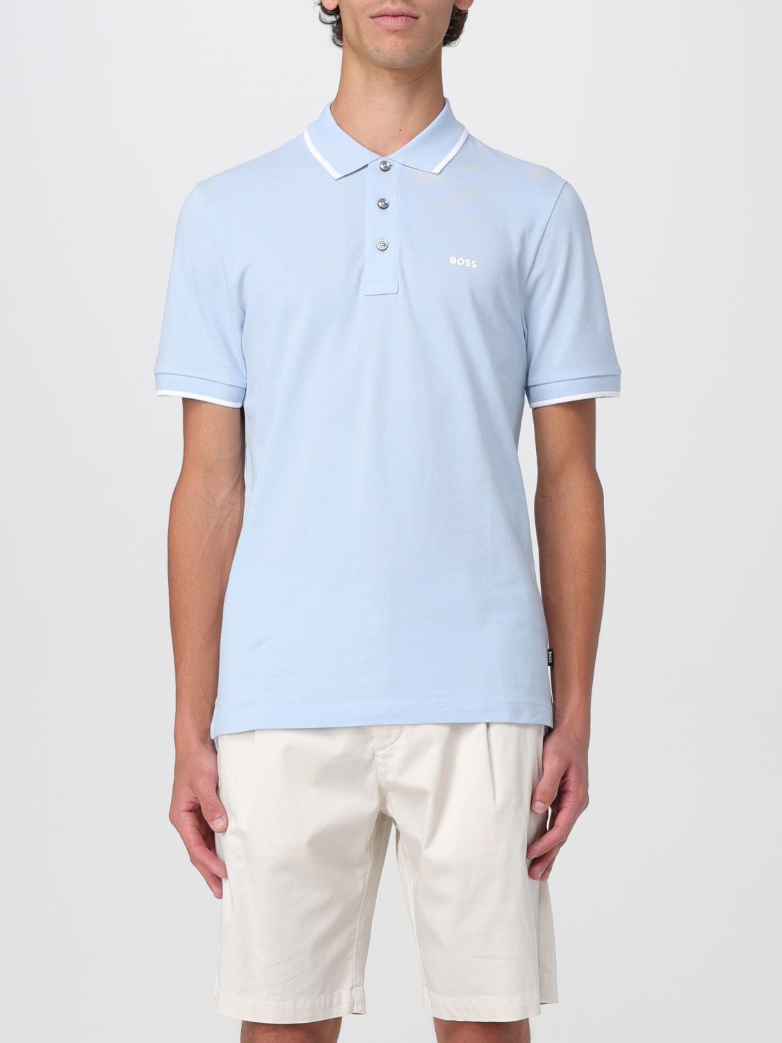Hugo Boss Polo Boss Herren Farbe Hellblau In Hellblau