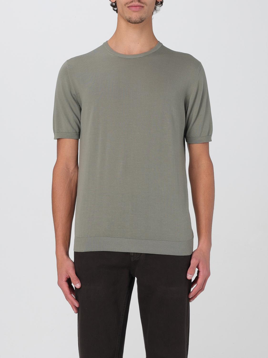 Roberto Collina Round Neck Short Sleeve T-shirt In Green