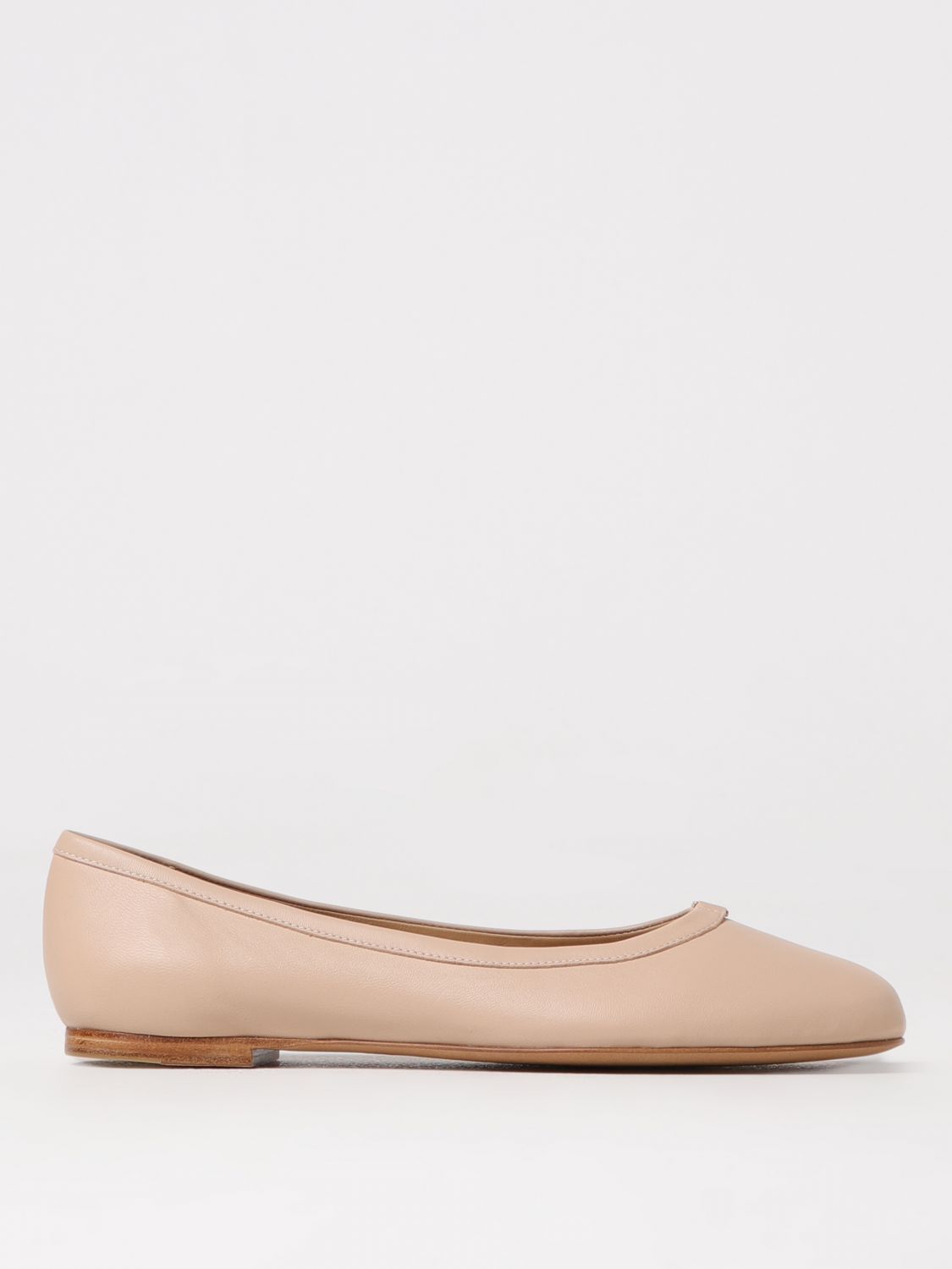 Shop Chloé Ballet Flats Woman Color Nude