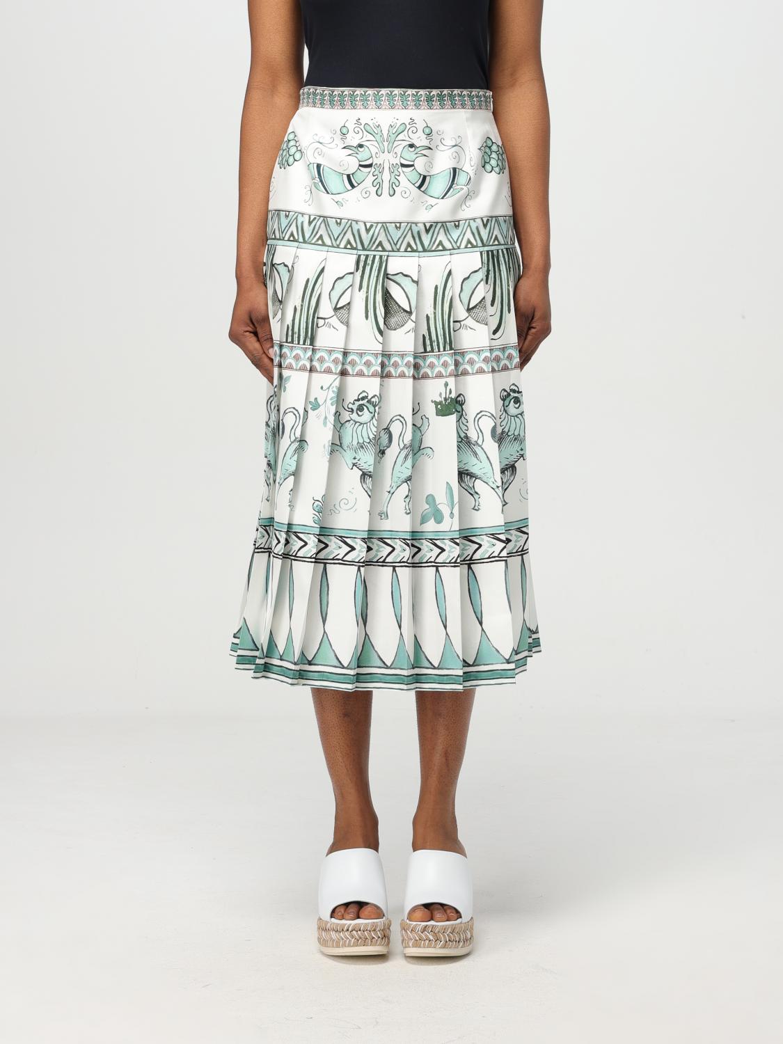 Shop Fabiana Filippi Skirt Woman Color White