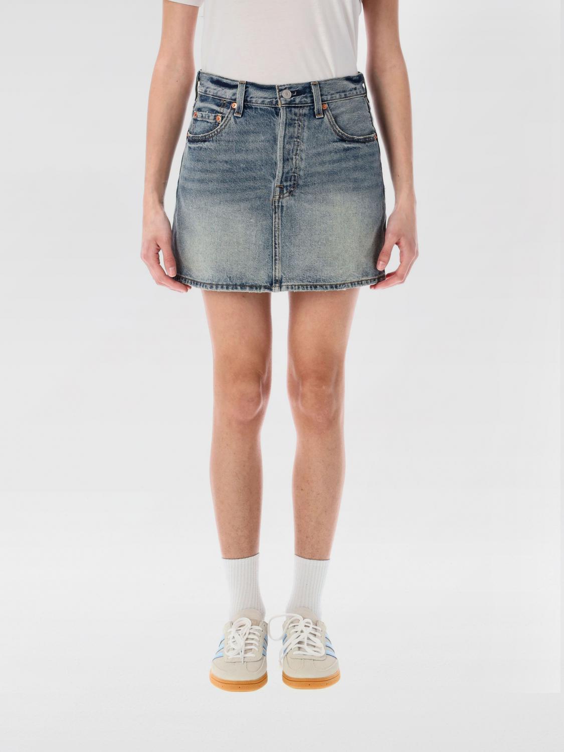 Levi's Icon Mini Skirt In Denim