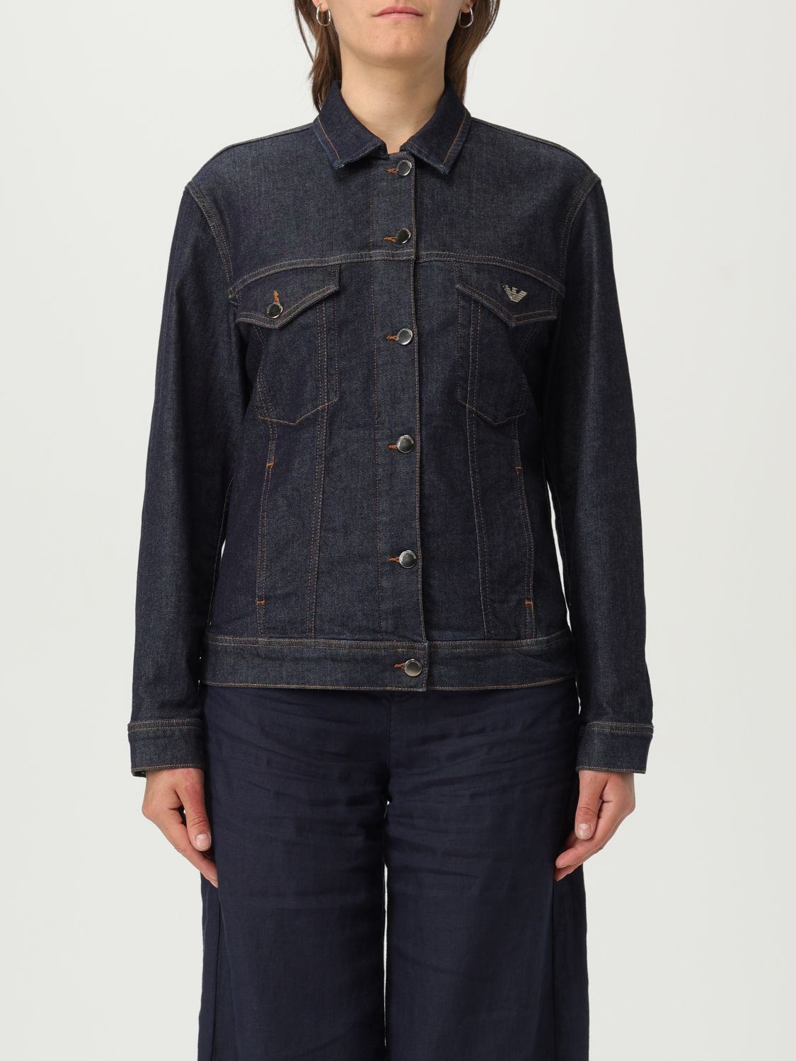 EMPORIO ARMANI JACKET EMPORIO ARMANI WOMAN COLOR BLUE G78603009