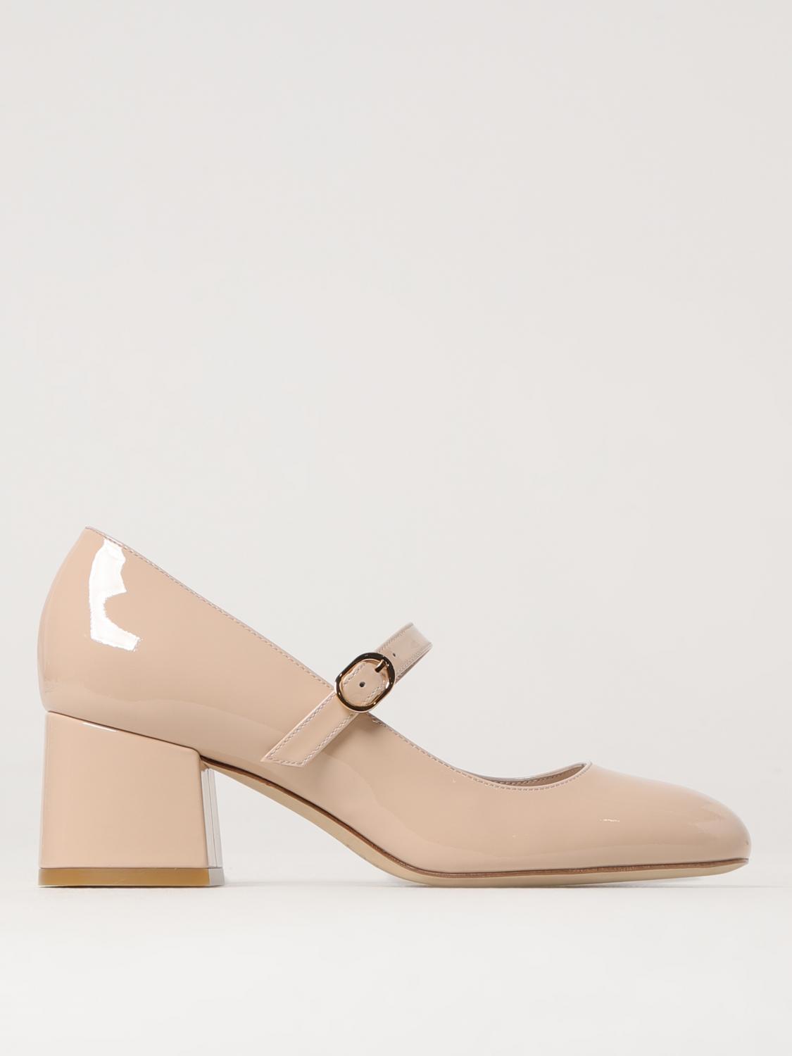 Stuart Weitzman Vivienne Patent Mary Jane Pumps In Pink