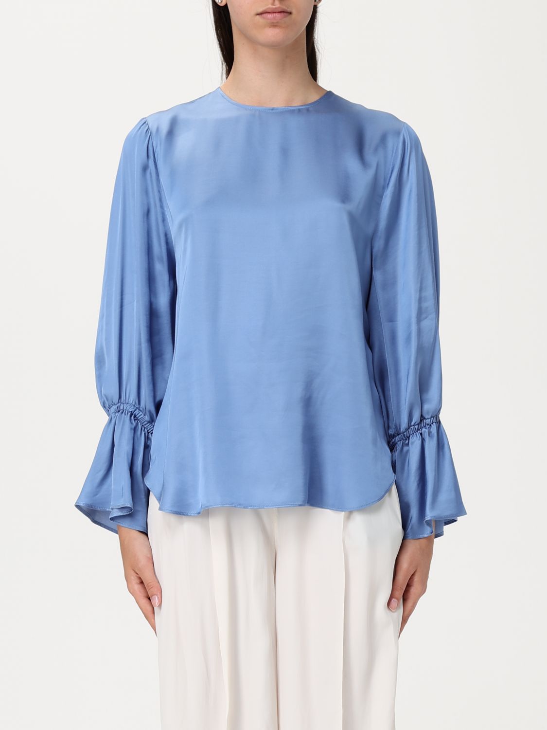 Liu •jo Shirt Liu Jo Woman Color Gnawed Blue In Gnawed Blue