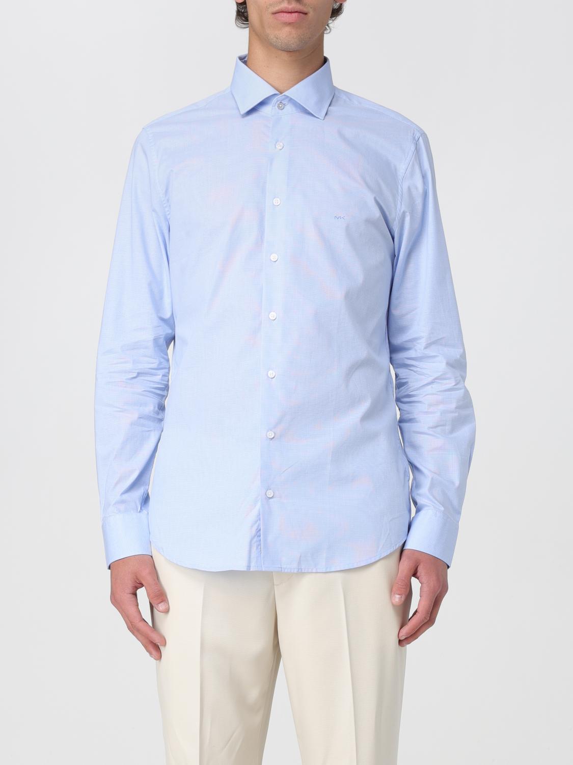 Michael Kors Collection Straight Hem Long In Blue