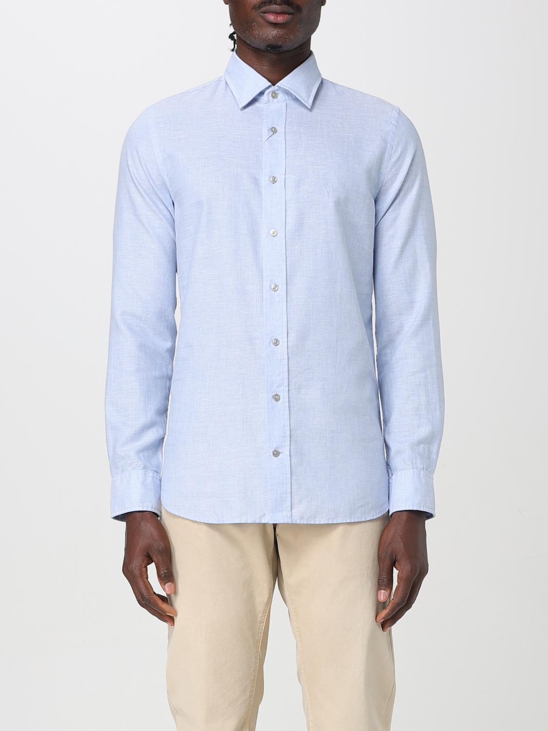 Michael Kors Shirt Men Color Blue In Blue