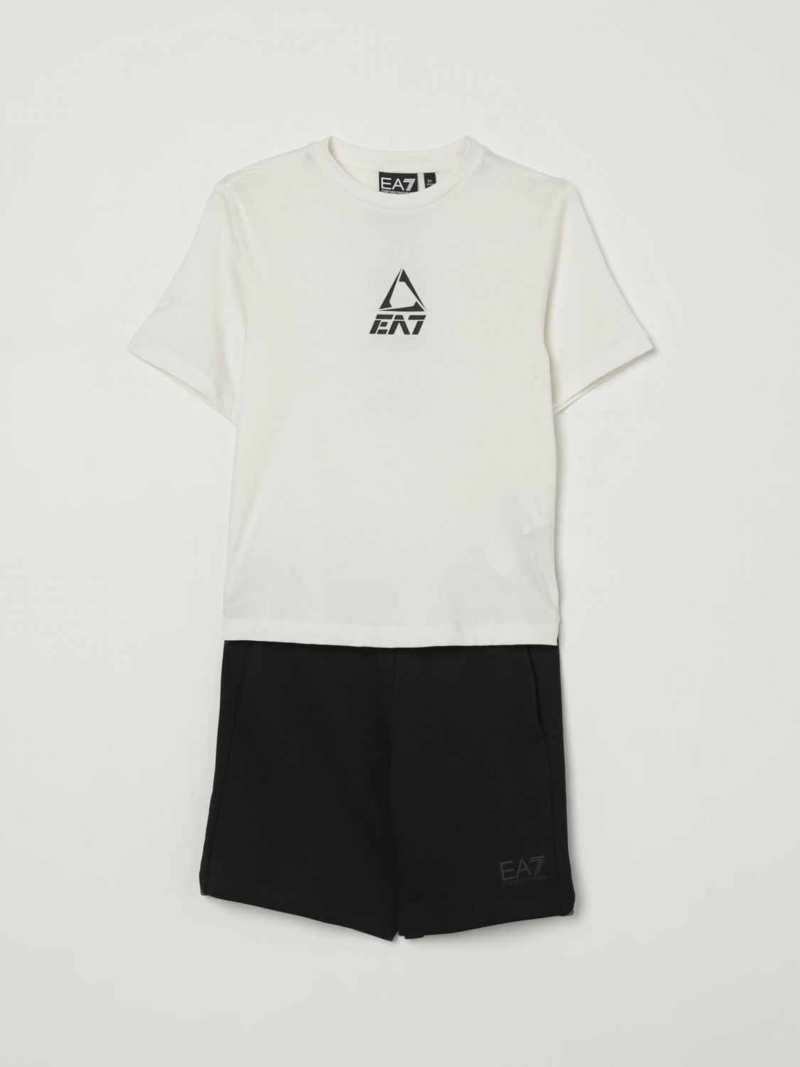 Ea7 Tuta Bambino Colore Bianco