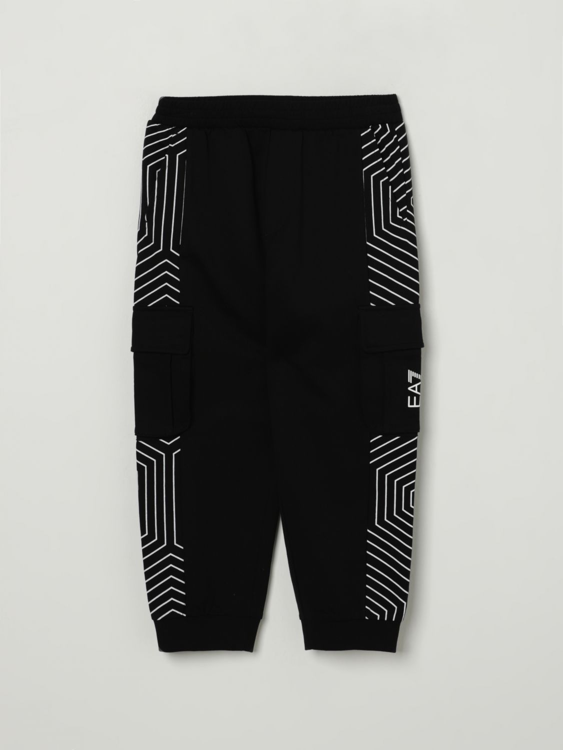 Ea7 Pantalone Bambino Colore Nero