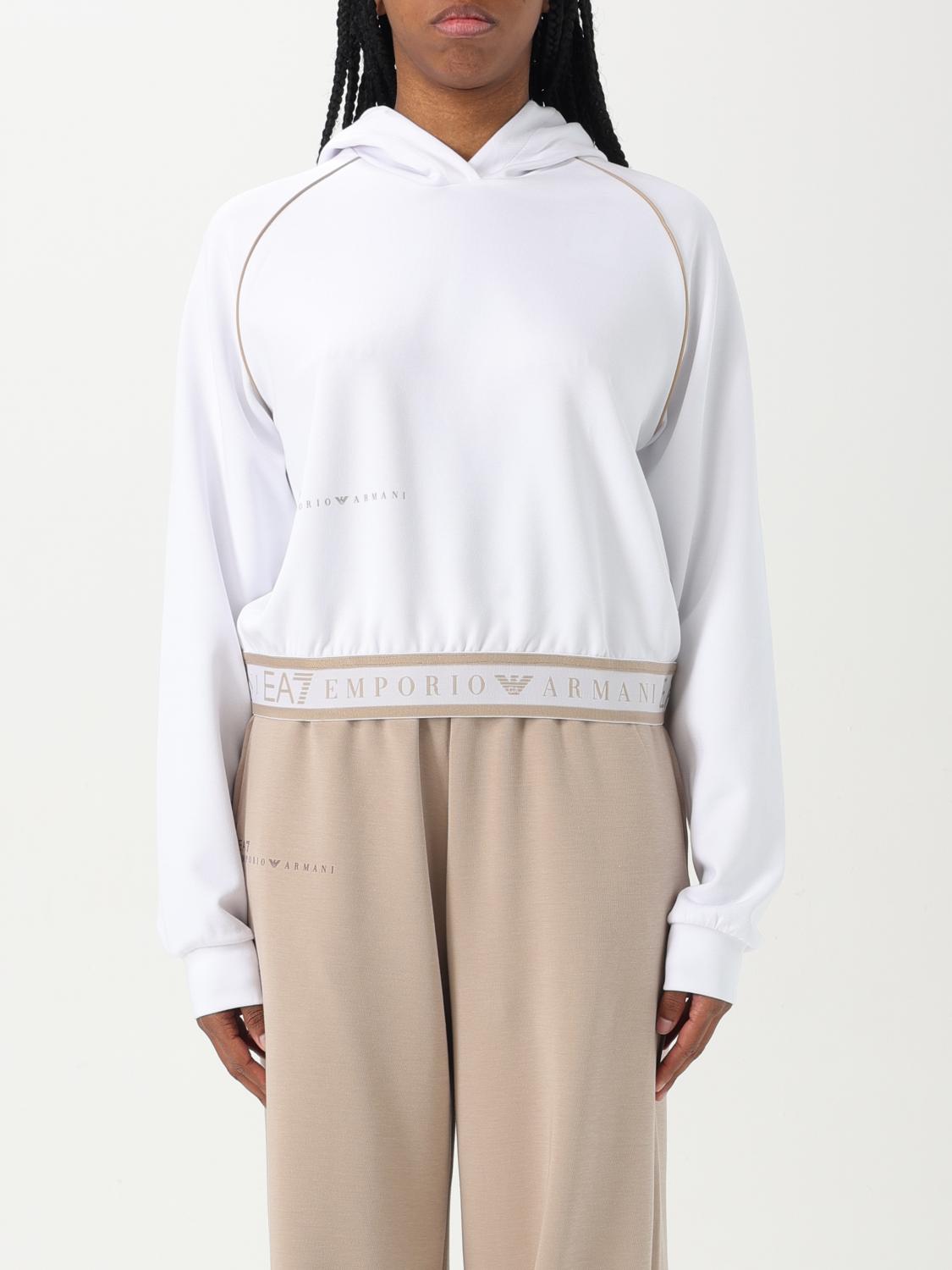 Ea7 Sweatshirt  Damen Farbe Weiss In Weiss