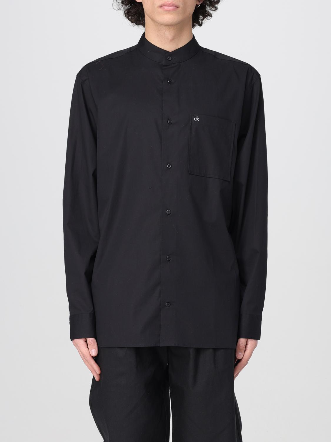 Calvin Klein Shirt  Men Color Black In Black
