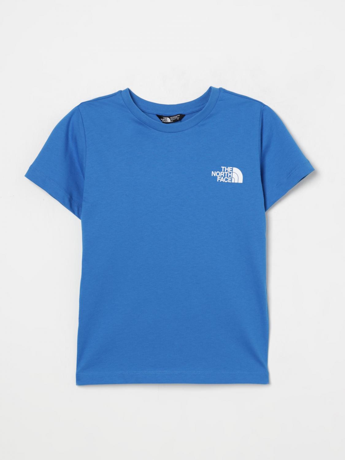 The North Face Kids Simple Dome T-shirt In Blue