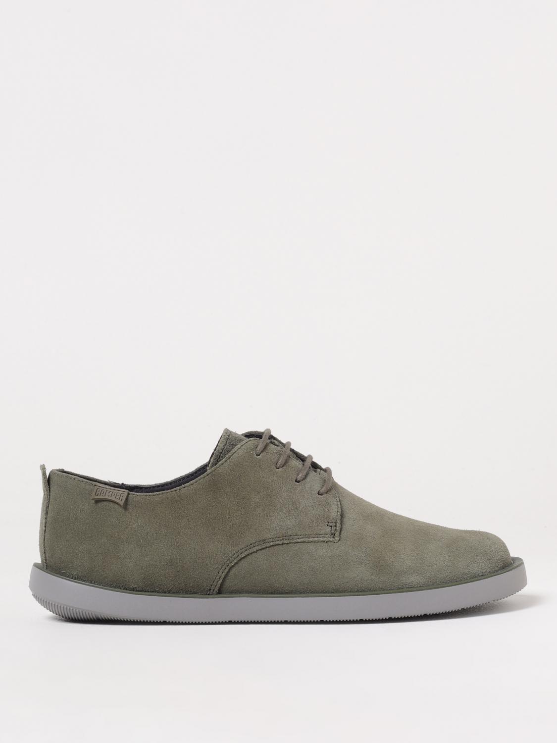 Camper Wagon Derby Shoes In Grün