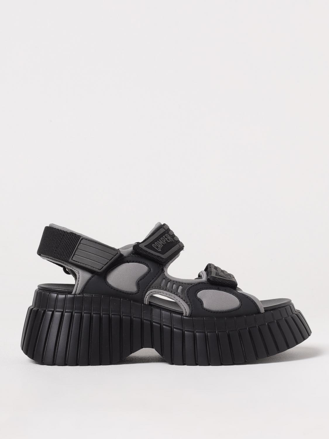 Camper Pix Bcn Platform Sandal In Bunt