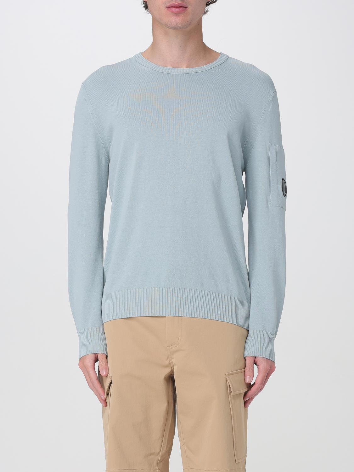 C.p. Company Sweater C. P. Company Men Color Gnawed Blue In Water