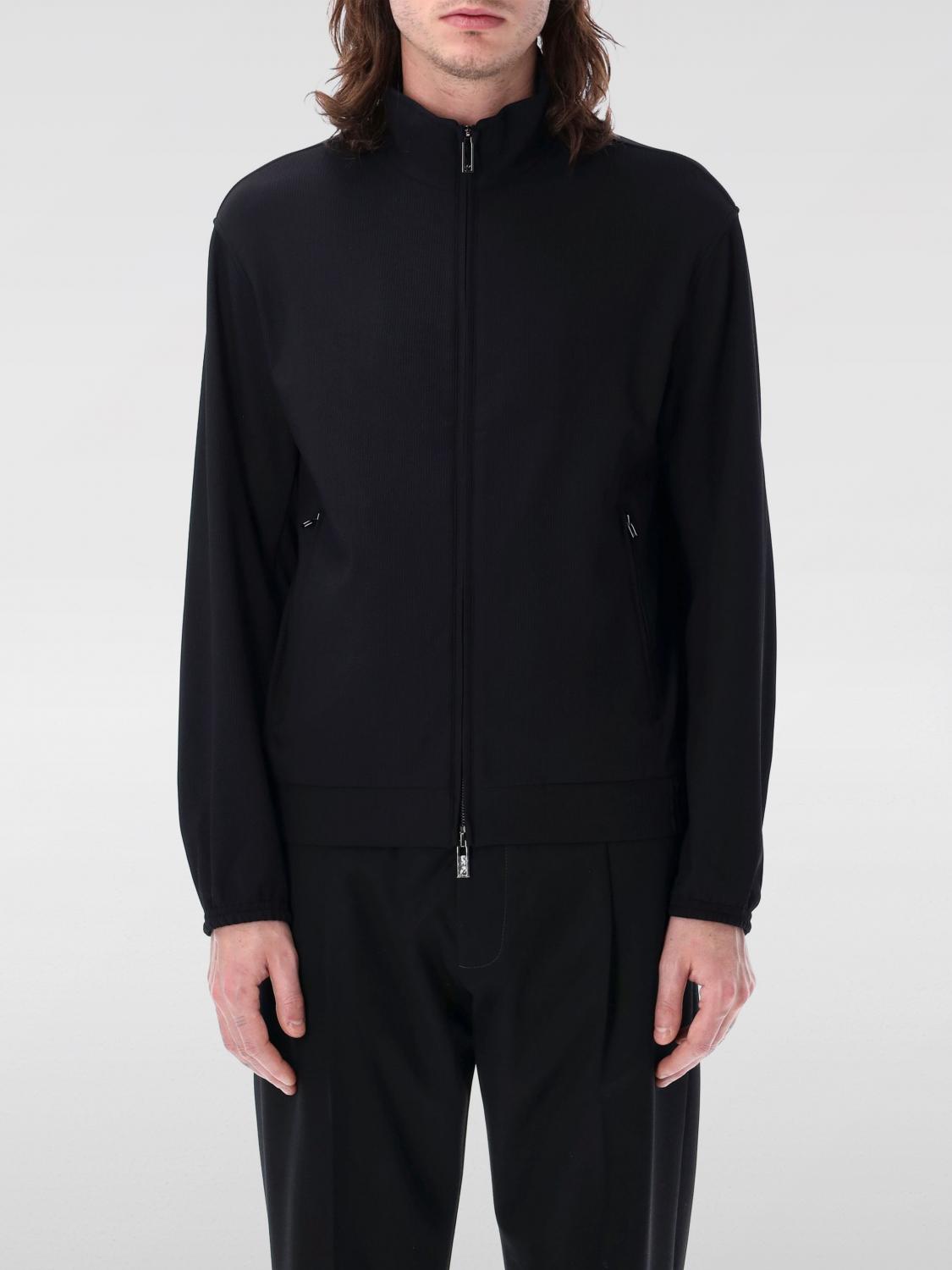 Emporio Armani Men's Blouson Jacket In Black
