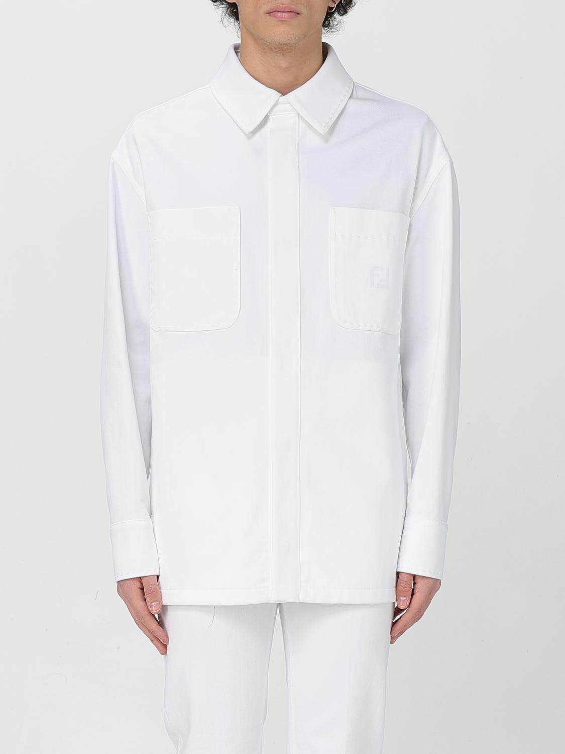 FENDI Camicia classica in cotone