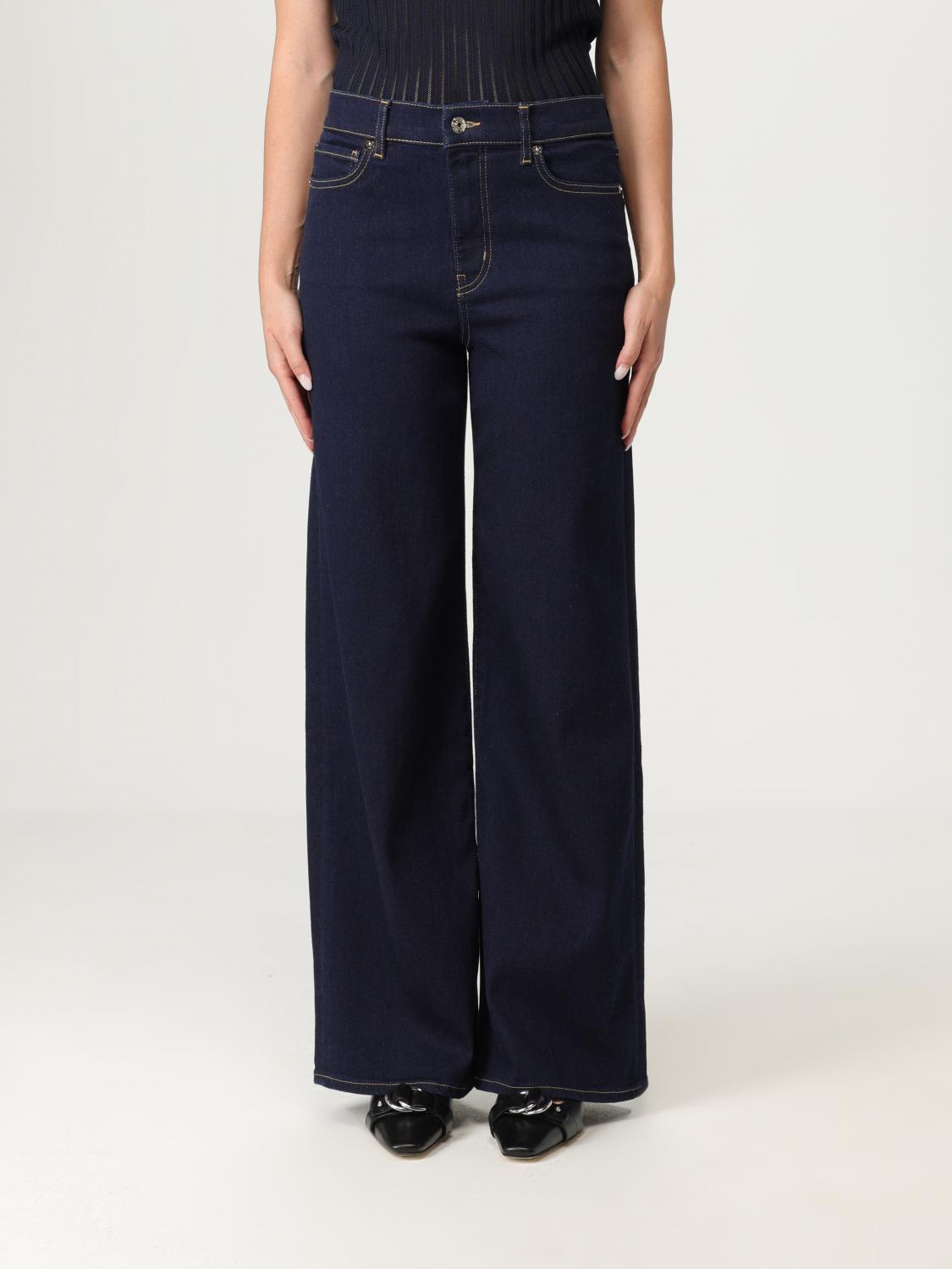 Frame Jeans  Woman Color Blue In Blue