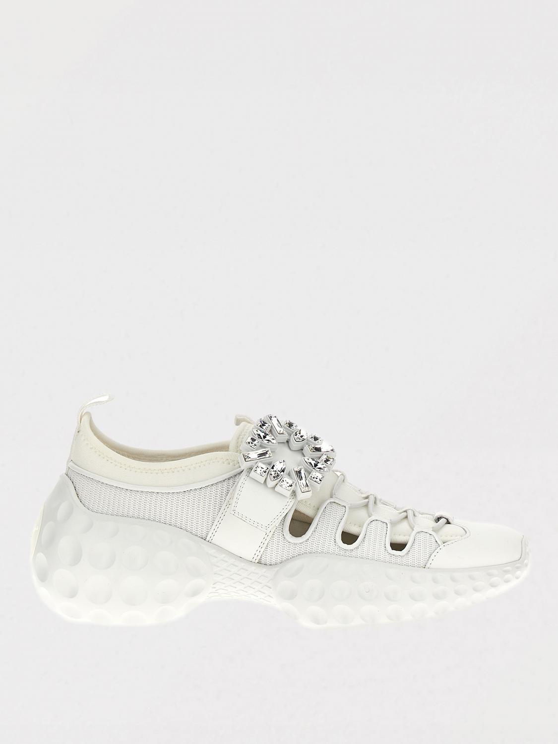 Roger Vivier Viv Sneakers White In White
