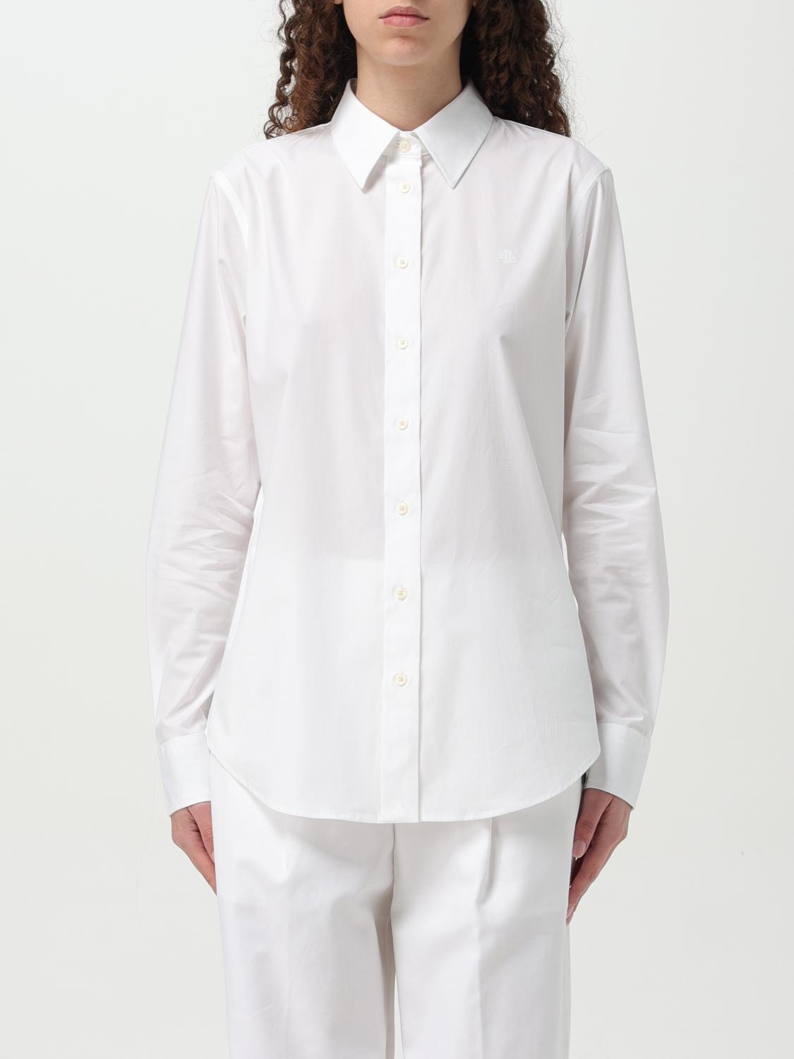 Ralph Lauren Hemdbluse Lauren Damen Farbe Weiss In Weiss