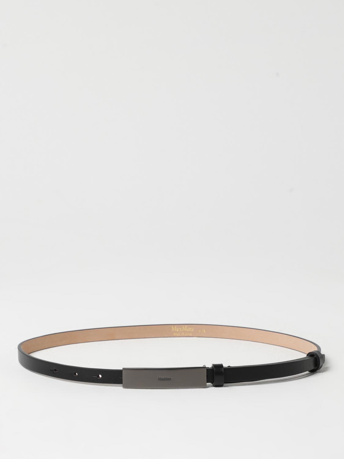 Max Mara MAX MARA Belt Woman color Black　MAX MARA ベルト ウーマン カラー ブラック