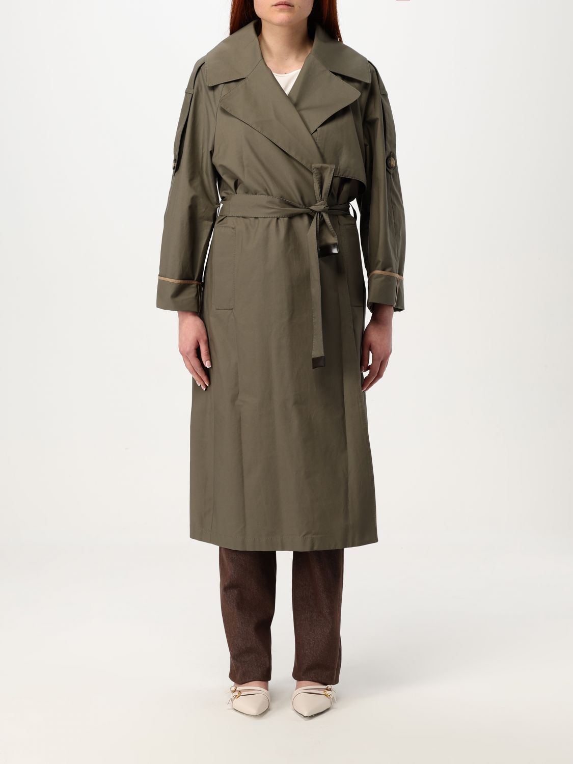 Max Mara Jacket Woman Brick Red In Brick Red