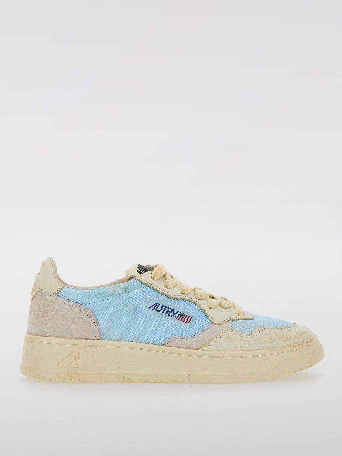 Autry Medalist Low Super Vintage Sneakers In Blue