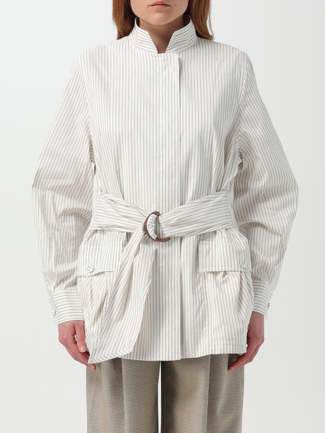 FENDI FENDI Jacket Woman color White　FENDI ジャケット ウィメンズ カラー ホワイト